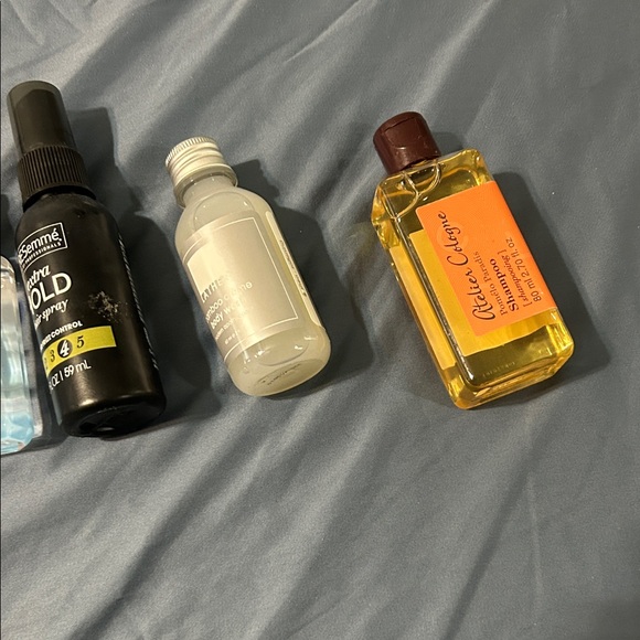 Vibrant Pink Toiletry Bag with Zipper and travel items. - Picture 6 of 14